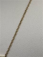 18' Diamond Necklace 4 Diamonds .16 Carat T.W. 10K Yellow Gold 2g